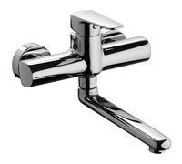PAFFONI SLY MISCELATORE LAVELLO CUCINA A MURO BOCCA GIREVOLE CROMATO ART.SY161CR