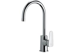 PAFFONI SLY MISCELATORE LAVELLO CUCINA CANNA TONDA AD OMBRELLO GIREVOLE SY181CR