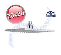 Paffoni, soffione doccia Syncro quadro, 20x20cm, cromo