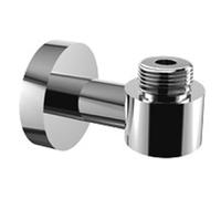 PAFFONI TONDO SUPPORTO DOCCIA A MURO CON PRESA ACQUA 1/2" 3/4" ART.ZCOL841CR