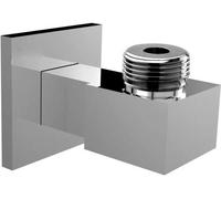 Paffoni ZCOL842CR Colonna doccia regolabile SYNCRO PLUS Supporto a muro “Quadro” con presa acqua attacco superiore 3/4”G attacco a muro 1/2”G per colonna doccia ZCOL615