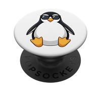 Paffuto Cool Penguin con occhiali da sole Summer Vibes PopSockets PopGrip Adesivo