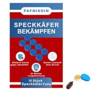 Pafnisoin 16 pezzi Bacon Beetle Trap combattere i Bacon Beetle, trappola per parassiti per catturare i parassiti striscianti senza veleno