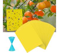 Pafnisoin 20 pezzi Trappole Appiccicose per Insetti Grande 25cm × 20cm Trappola