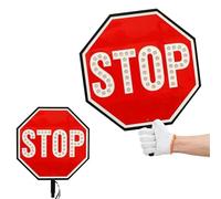 Pagaia a LED double-face, ricaricabile, riflettente, con maniglia, controllo automatico della luce per la sicurezza stradale