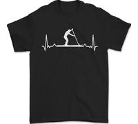 Pagaia Carta D'Imbarco Pulse Paddle Ecg Uomo T-Shirt 100% Cotone