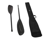 Pagaia in Fibra di Carbonio Regolabile a Doppia Estremità, 210-220cm, Schema Lama Shell - Ultralight, Angolo Regolabile, Ideale per Kayak e Barche Gonfiabili