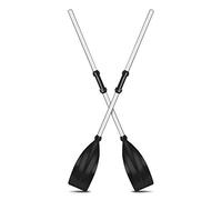 Pagaia per kayak a 2 pezzi Lega di alluminio Rimovibile leggera Pagaia per kayak a coste Pagaia per barca Pagaia per barca a remi per barca da surf gonfiabile Pagaia Regolabile