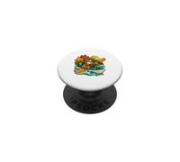 Pagaie di bradipo con determinazione comica PopSockets PopGrip Adesivo