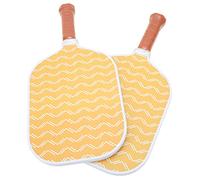 Pagaie per Pickleball, Pagaia per Pickleball Set di Pickleball con 4 Palline per Pickleball 16,1x8,0x1,6 Pollici Palette e Palline per Pickleball in PP in Fibra di Carbonio per
