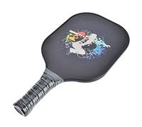 Pagaie per Pickleball, Set di Pickleball Pagaie per Pickleball con Superficie Smerigliata in Fibra di Vetro e Nucleo in PP Portatile per Casa e Bambini
