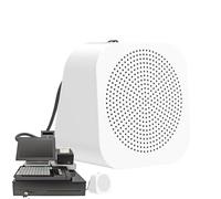 Pagamento Audio wireless - ABS 3,46x3,46x2,36 pollici | Codice ricevuta vocale, Deposito in contanti Emittente MP3 Pagamenti a volume elevato Emittenti | Negozio per la colazione