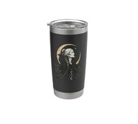 Pagan Triple Dea Crone Raven Energy Wise Unbothered Tee Bicchiere termico in acciaio inox doppia parete