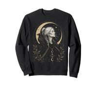 Pagan Triple Dea Crone Raven Energy Wise Unbothered Tee Felpa