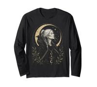 Pagan Triple Dea Crone Raven Energy Wise Unbothered Tee Maglia a Manica