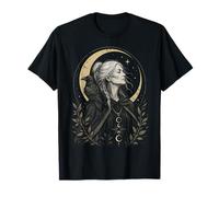 Pagan Triple Dea Crone Raven Energy Wise Unbothered Tee Maglietta