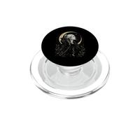 Pagan Triple Dea Crone Raven Energy Wise Unbothered Tee PopSockets PopGrip per MagSafe