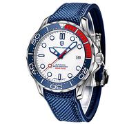 Pagani Design 007-Model Orologi automatici da uomo NH35 Movimento Rotante Lunetta in Ceramica Acciaio Inox Impermeabile Orologio da polso a carica automatica