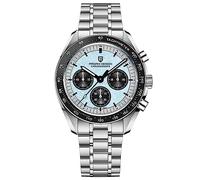 Pagani Design 1701 V3 Moon, Orologio da polso da uomo al quarzo, con cronografo e movimento giapponese VK63, in acciaio inossidabile, impermeabile e sportivo