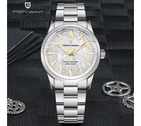 PAGANI DESIGN 40MM orologi al quarzo da uomo TMI VH31 Luxury Business Top Sapphire acciaio inossidabile 316L 100M orologio impermeabile per uomo Black