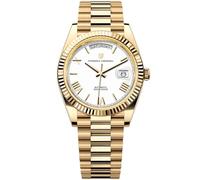 Pagani Design DD36 Orologi da Uomo di Lusso Automatico Orologio Da Uomo AR Vetro Zaffiro Orologio Da Polso Meccanico Uomo 10Bar ST16 Movt, Pd1752-oro Bianco-cj, Classico