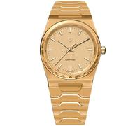 Pagani Design Montre à quartz pour homme en acier inoxydable saphir étanche 100 m 7 mm ultra fine (Gold)
