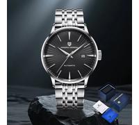 PAGANI DESIGN orologi da uomo nostalgici orologi meccanici retrò orologi da uomo confezione regalo vetro temperato durata 30 metri impermeabile