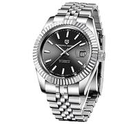 Pagani design Orologio Automatico da Uomo, Movimento Meccanico Automatico Giapponese, Elite Business Watch, Acciaio Inox, Moda Casual, Resistente all'Acqua fino a 100m… (LP-1645 nero)