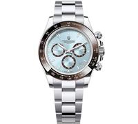 Pagani Design PD1664 Orologio da uomo al quarzo VK63 Movimento Uomo Moda Cronografo Lunetta arcobaleno Vetro Zaffiro Orologi da polso da uomo Sport, 1644-cielo blu-xxy, Classico
