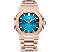 Pagani Design PD1728 Orologio automatico da uomo, 40 mm, in acciaio inox, con quadrante luminoso, impermeabile fino a 100 m, cristallo zaffiro sintetico, orologio da uomo d'affari.