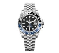 Pagani Design Uomo Meccanico GMT Acciaio Inossidabile Impermeabile Orologio Da Polso Zaffiro Vetro Acciaio Inox Ceramica Orologi Orologio per Uomo(Fünf Perlen Nero E Blu)