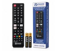 Pagani Electronics Telecomando BN59-01315B compatibile con Smart TV Samsung originale LED/LCD/4K/UHD/HDR - Scorciatoie Netflix e Prime - Nessuna configurazione Batterie