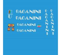 Paganini bicycle Telaio Adesivi - decals, Bianco N.905