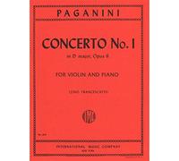 Paganini Niccolo Concerto No1 In D Major Op 6. For Violin and Piano. By Francescatti International