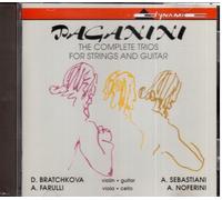 Paganini: Trii Per Archi E Chitarra / Sebastiani, Noferini, Farulli, Bratc. - CD