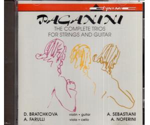 Paganini: Trii Per Archi E Chitarra / Sebastiani, Noferini, Farulli, Bratc. - CD