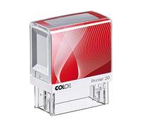 Pagato con data Colop Autoinchiostrante Ufficio Stazionario Timbro di Gomma Personalizzato Mini Stamper Pre Ink Stamp Blu 14 X 38 MM