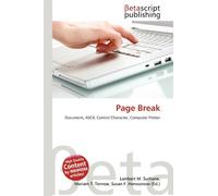 Page Break: Document, ASCII, Control Character, Computer Printer