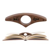 Page Holder - Wooden Thumb Book Holder | Wooden Bookmark Page Gadget For One-hand Reading, Keeps Pages Open For Book Lovers, Librarians, Teachers, Students, Kids, Bible Study, Home, Office, School