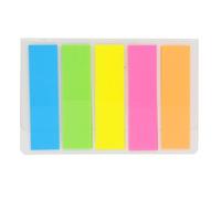 Page Markers Fluorescent Film Transparent Book Tabs Sticky Note Tabs for Page Marking Notebooks