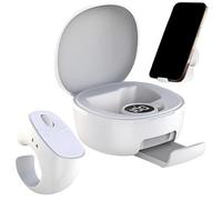 Page Turner - Wireless Remote Control Scrolling Device with Non-Slip Stand, Compatible with Tablets and Cameras for Reading, Video, Photo, Selfie, Recording, Travel, Work, Office 1.54x1.3x0.91 Inches