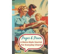 Pages & Peace Journal (Vintage Lady Series): A retro daily planner for mindful routines, cozy tasks, and graceful days.