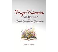 PageTurners Reading Log with Book Discussion Questions