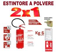 PAGHI 1 PRENDI 2 ESTINTORE A POLVERE KG6