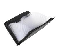Pagina interna trasparente in plastica multi-organizzatore Organizzatore durevole ed elegante for l'espansione dei file di organizzazione delle ricevute(Clear)