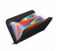 Pagina interna trasparente in plastica multi-organizzatore Organizzatore durevole ed elegante for l'espansione dei file di organizzazione delle ricevute(Color)