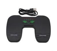 Pagina wireless per pedale Turner con doppia modalità per cellulare e tablet, telecomando silenzioso con luci fredde, design antiscivolo, nero