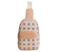 Pagine a tracolla in pelle - Borsa del corpo trasversale imbracatura, sacca per il corpo a croce, pacchetto di fiamme in tasca con cerniera | Elegante borsa a tracolla per viaggi, lavoro, scuole e git