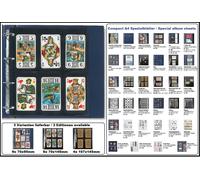 Pagine A4 Carte Gioco 6x 70x145mm Safe 477 Compatto Nero 10 X Pacco