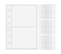 Pagine Di Ricarica Per Raccoglitori A7 - PP 8,6x13 Cm | Buste Trasparenti Con Protezione Trasparente, Archiviazione Di Documenti, Organizzazione Quotidiana | Buste Portafoto A7, Adesivi, Biglietti, Uf
